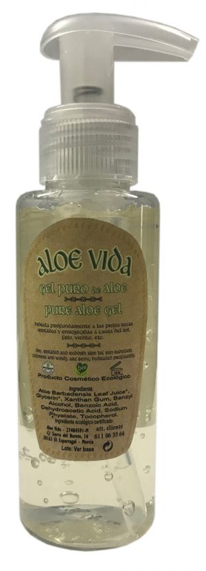 Gel hidratante Aloe vera.100 ml